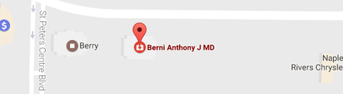 Location of Anthony J. Berni, MD